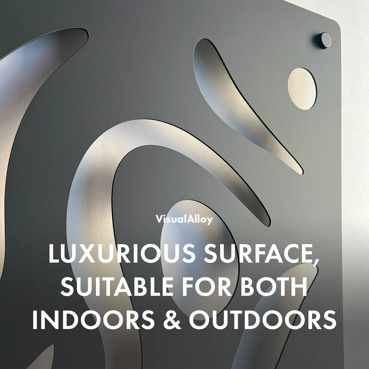 Abstract metal wall art - surface