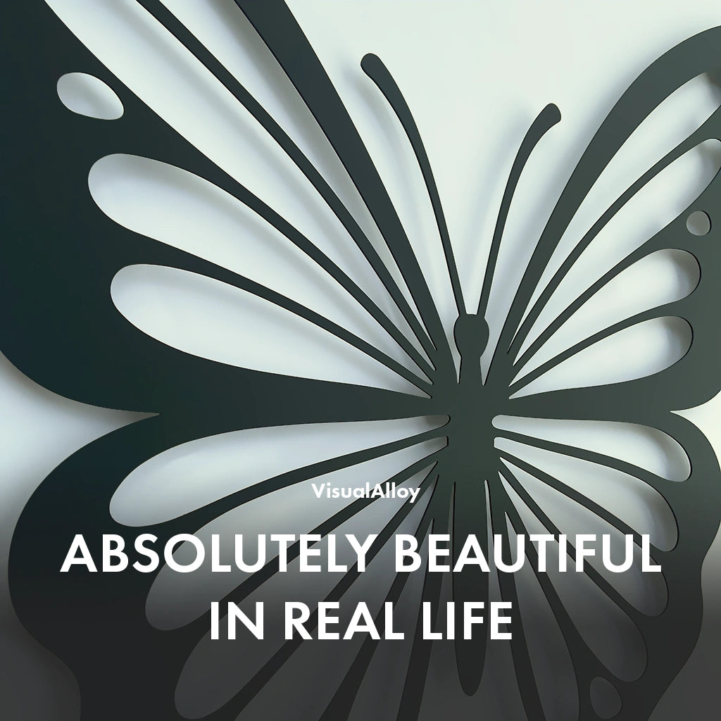 Butterfly metal wall art