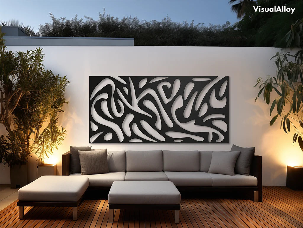 Large metal wall art