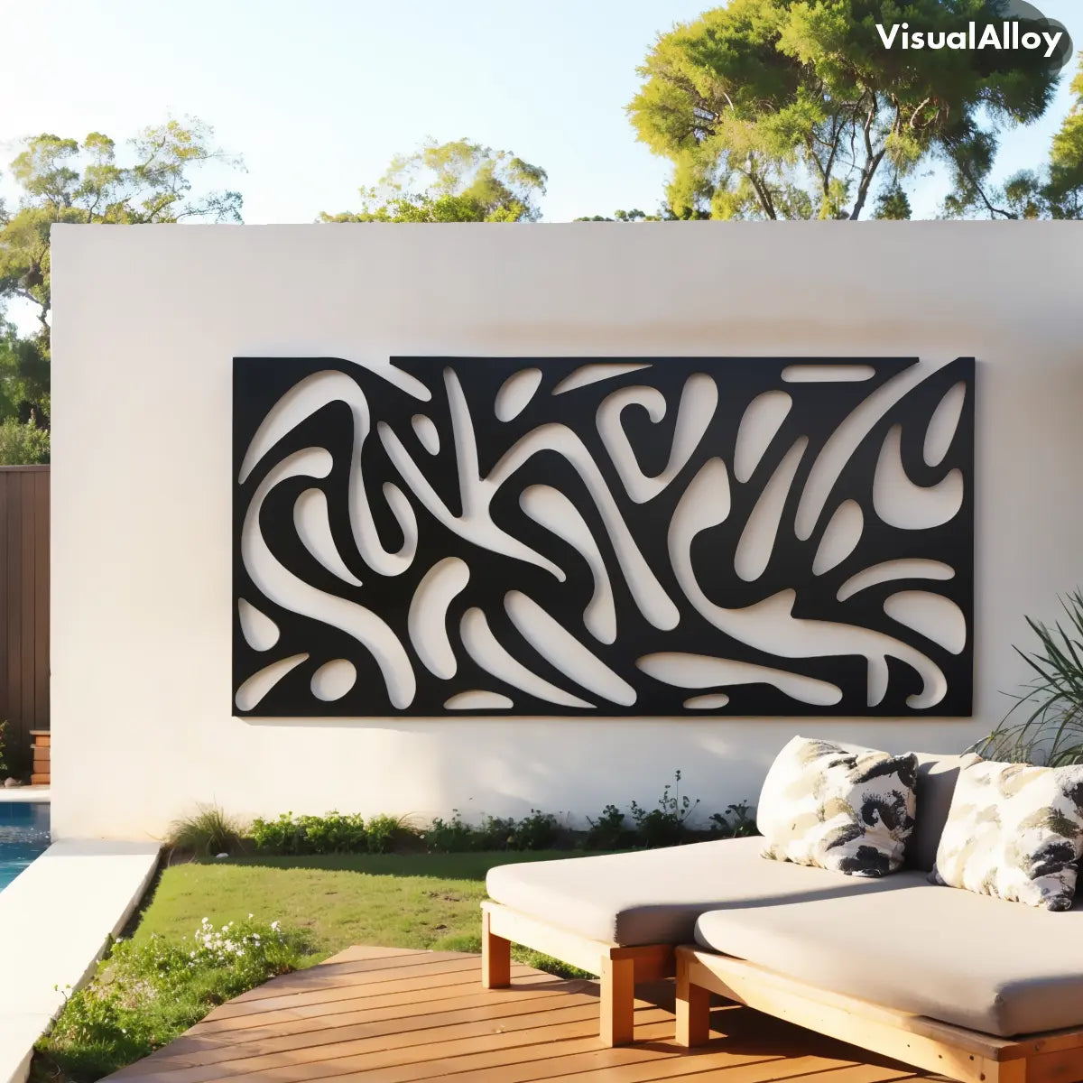 Large metal wall art - VisualAlloy