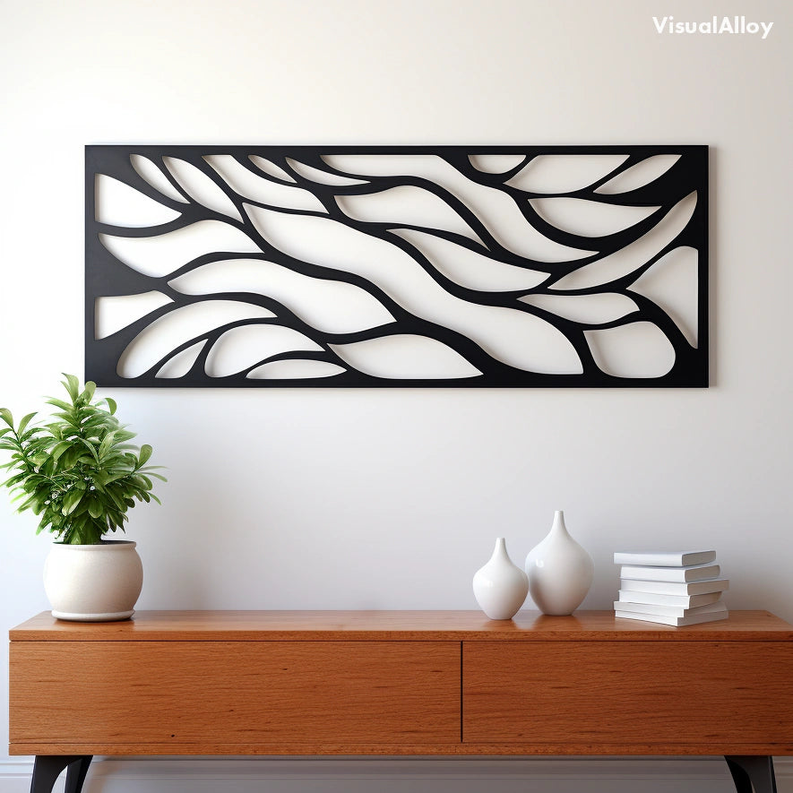 Abstrakte Metall Baum Wanddeko [Design 2023] - VisualAlloy