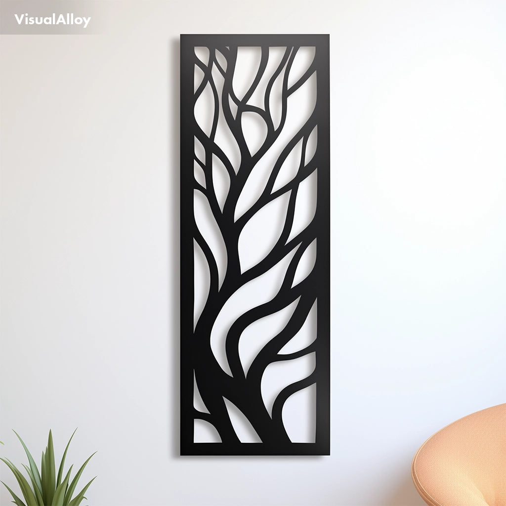 Metal tree wall decor