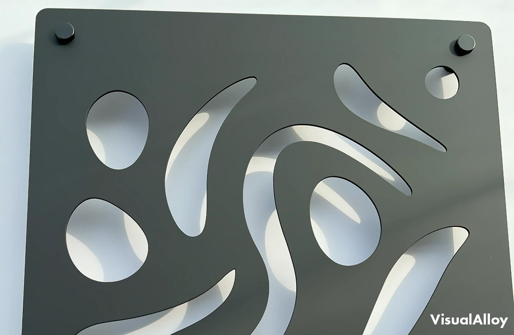 Moderne abstrakte Metall Wanddeko