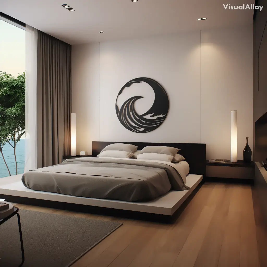 Ocean metal wall art decor