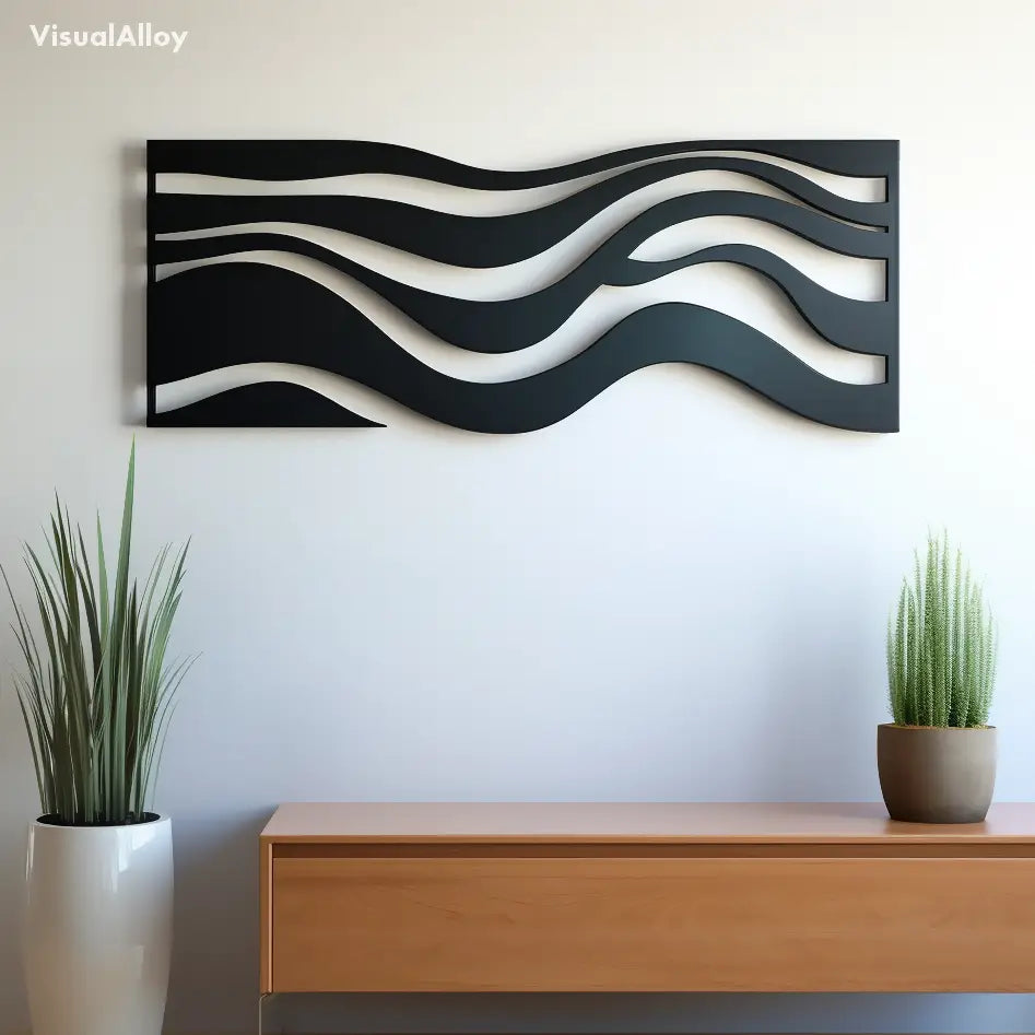 Ocean metal wall art