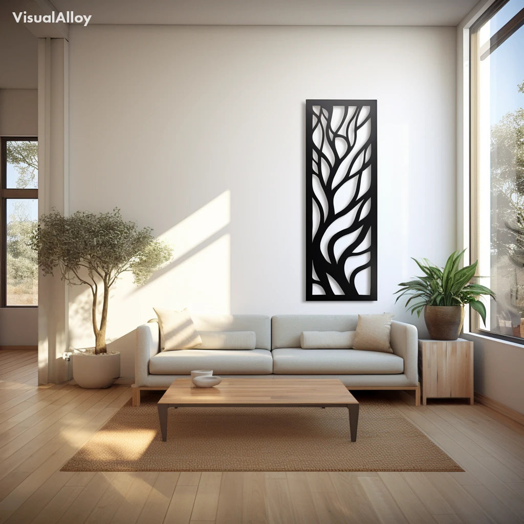 Tree metal wall decor