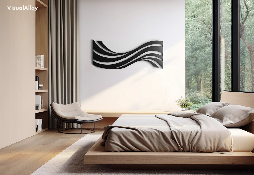 Tropical metal wall art design