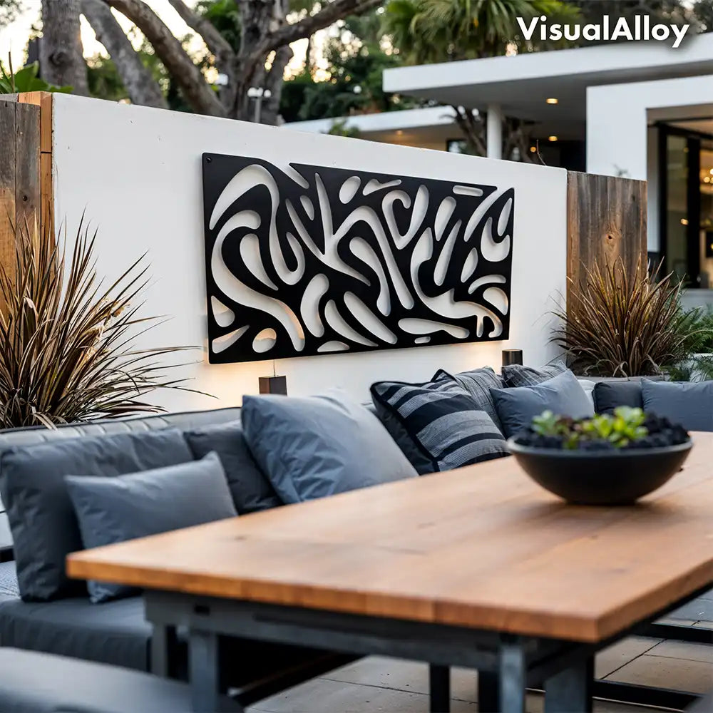 VisualAlloy outdoor metal wall art - large