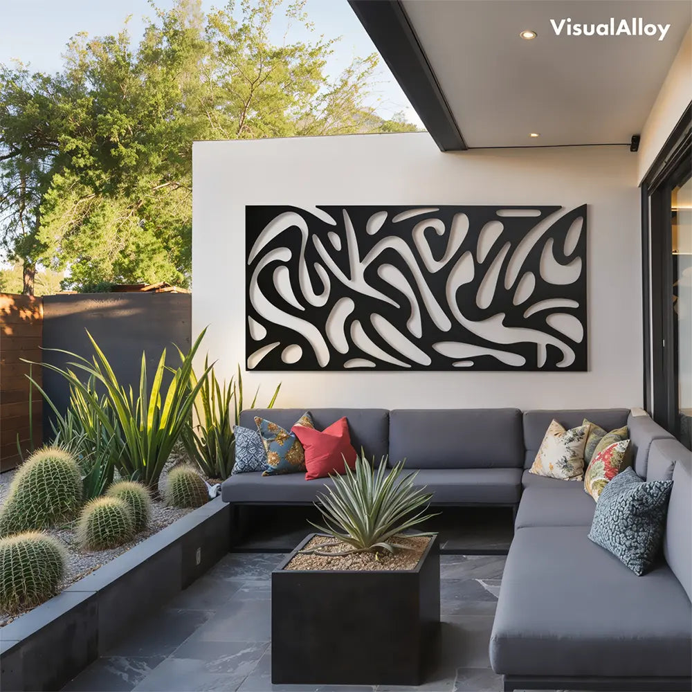 Outdoor wall decor - VisualAlloy